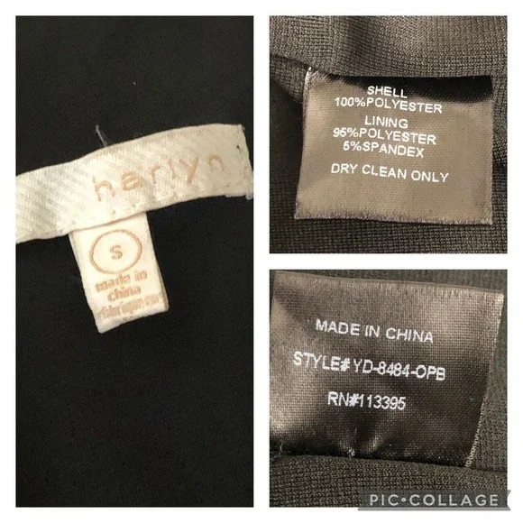 Harlyn Sequin Cocktail Dress Short Sleeves Front‎ Slit Size S - Picture 11 of 12